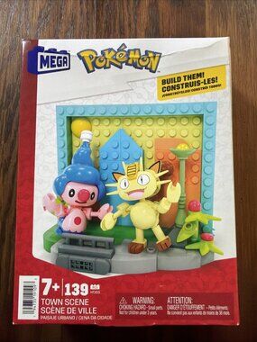 MEGA Pokemon‎ Town Scene Building Set NEW